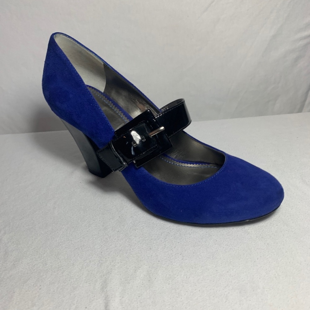 Feet First Blue Velvet Shoes 39